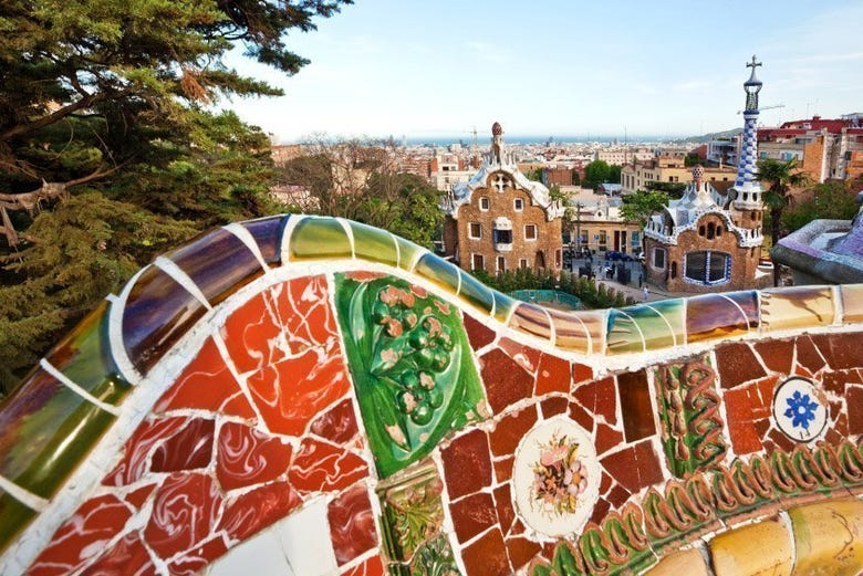 Parco Güell, uno dei capolavori di Gaudí