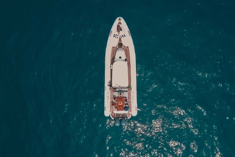 Barca privata con skipper